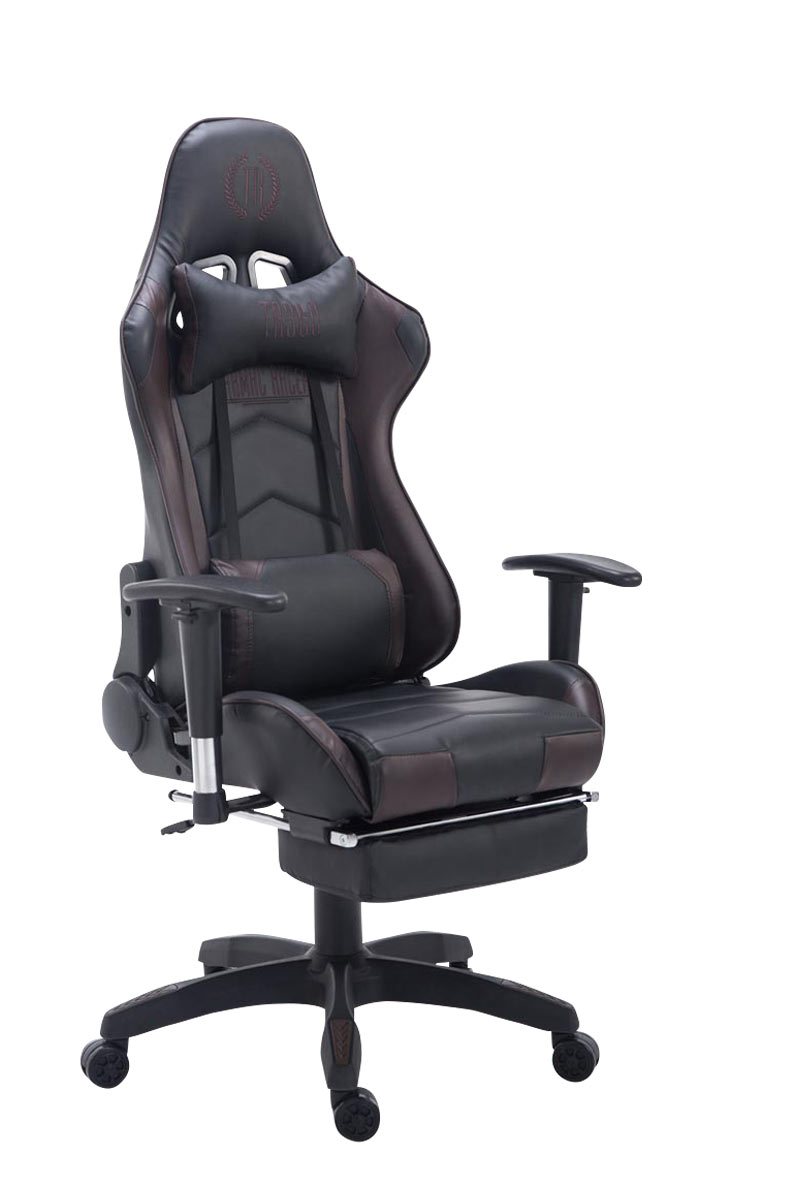 Turbo gamer szék lábtartóval