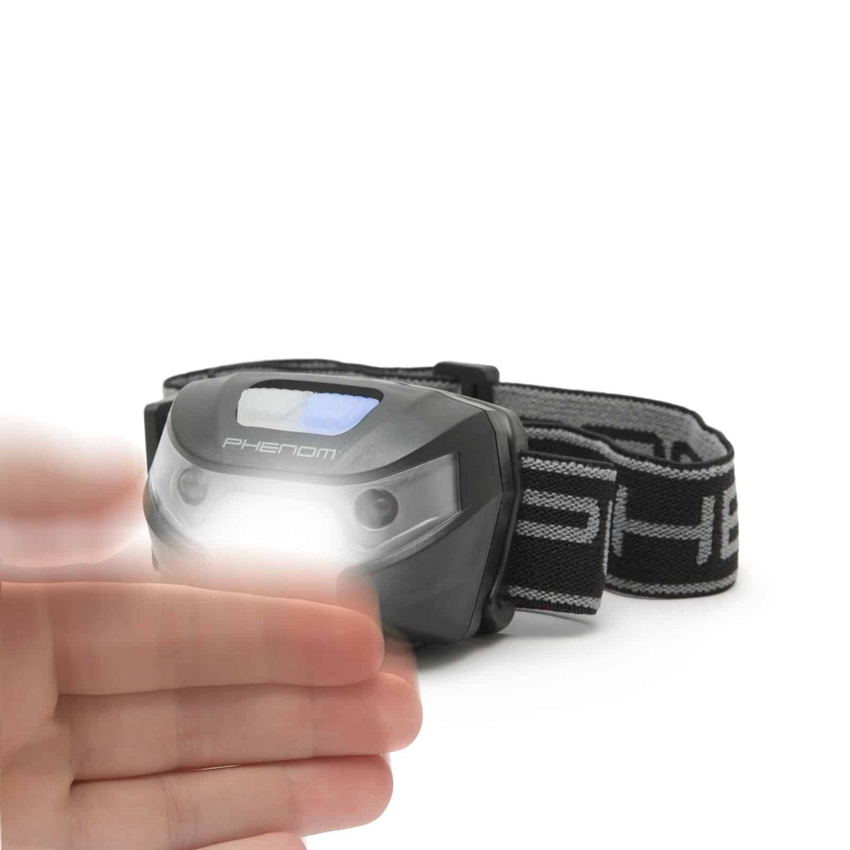 Fejlámpa Phenom COB LED micro USB 1200mAh 120 lumen Por- és cseppálló