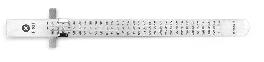 Szerszám iFixit Fém vonalzó 15cm