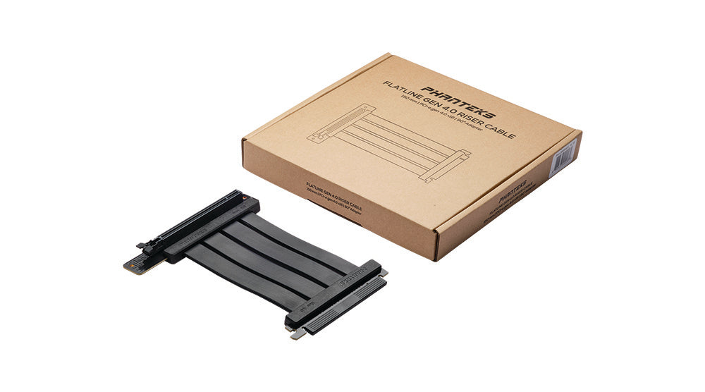 Számítógépház kiegészítő PHANTEKS PCI-e 4.0 Riser kábel 90 fok-os 15cm