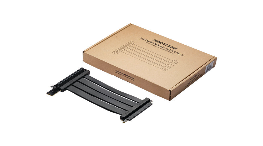 Számítógépház kiegészítő PHANTEKS PCI-e 4.0 Riser kábel 90 fok-os 22cm