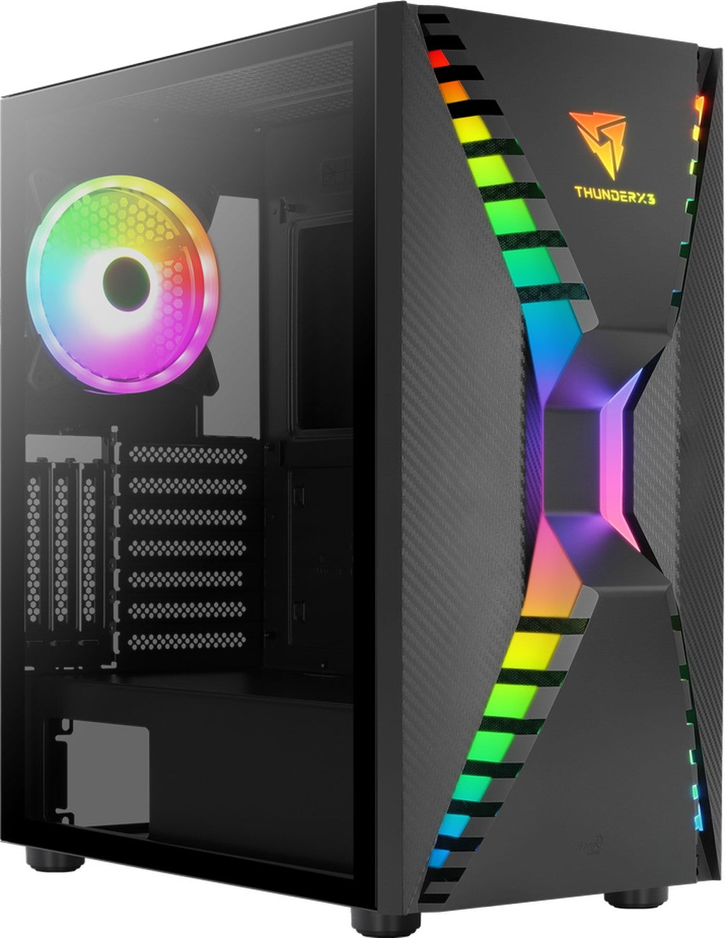 Számítógépház Aerocool Cronus ARGB ATX Fekete Edzett üveg