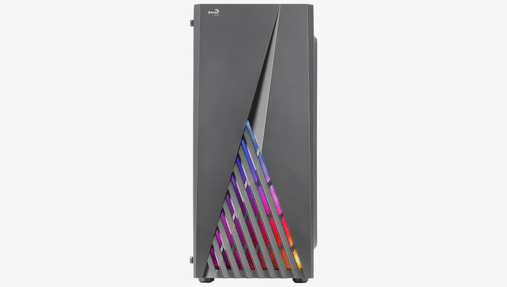 Számítógépház Aerocool Delta RGB ATX Fekete Edzett üveg
