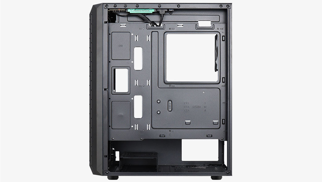 Számítógépház Aerocool Beam v2 FRGB ATX Fekete Edzett üveg