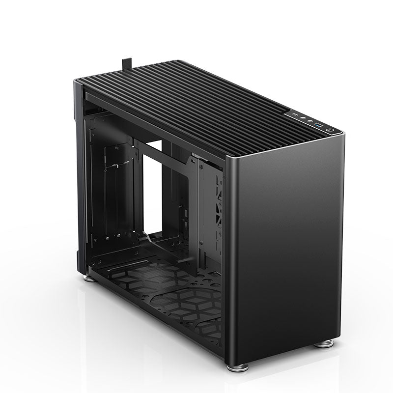 Számítógépház Jonsplus i100 Pro ITX Fekete Edzett üveg