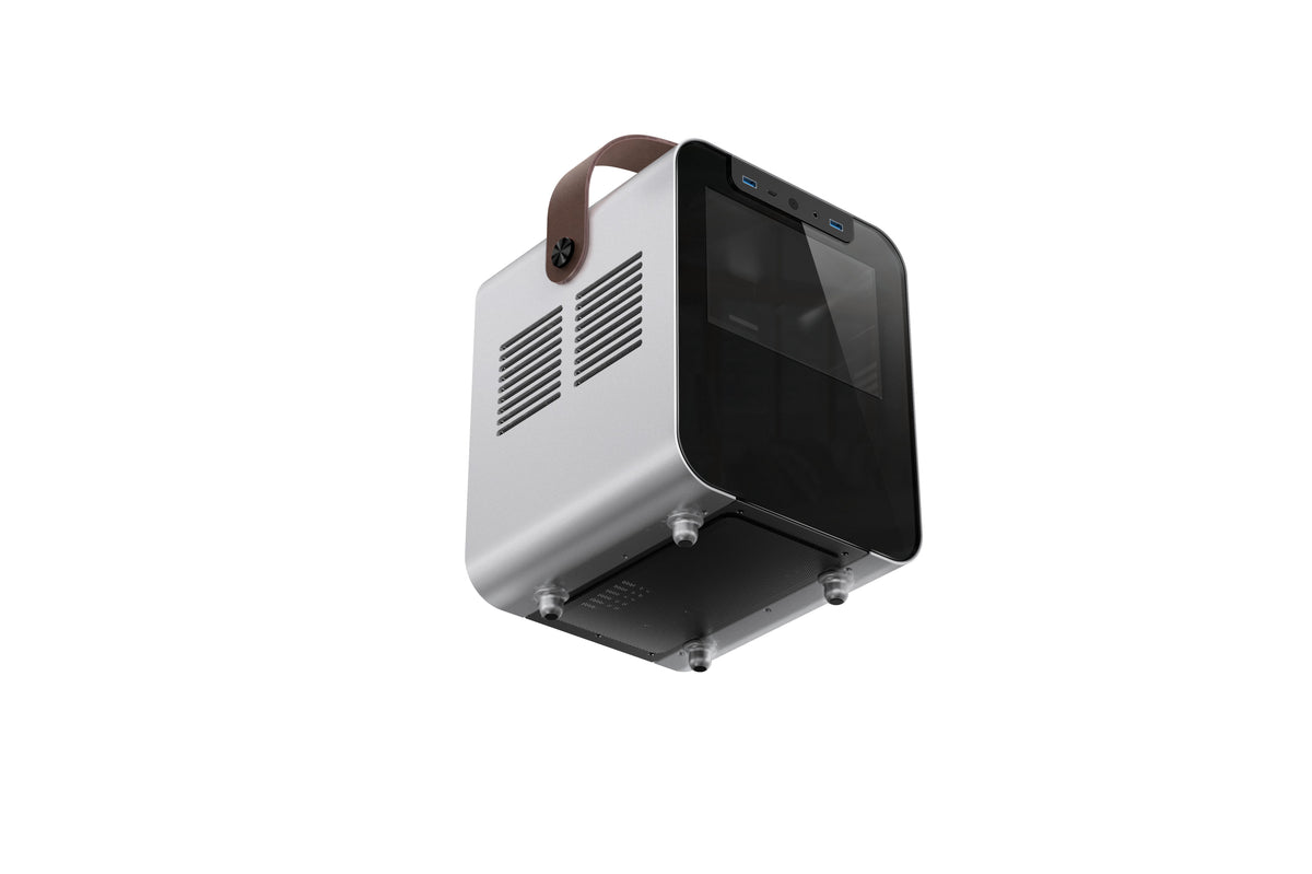 Számítógépház Jonsplus BO100 ITX Ezüst Edzett üveg