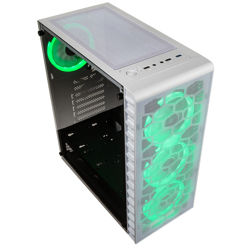 Számítógépház Kolink Observatory Lite Mesh ARGB ATX Edzett üveg Fehér