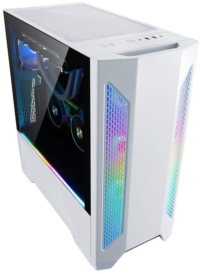 Számítógépház Lian Li LANCOOL II Digital RGB ATX Fehér Edzett üveg