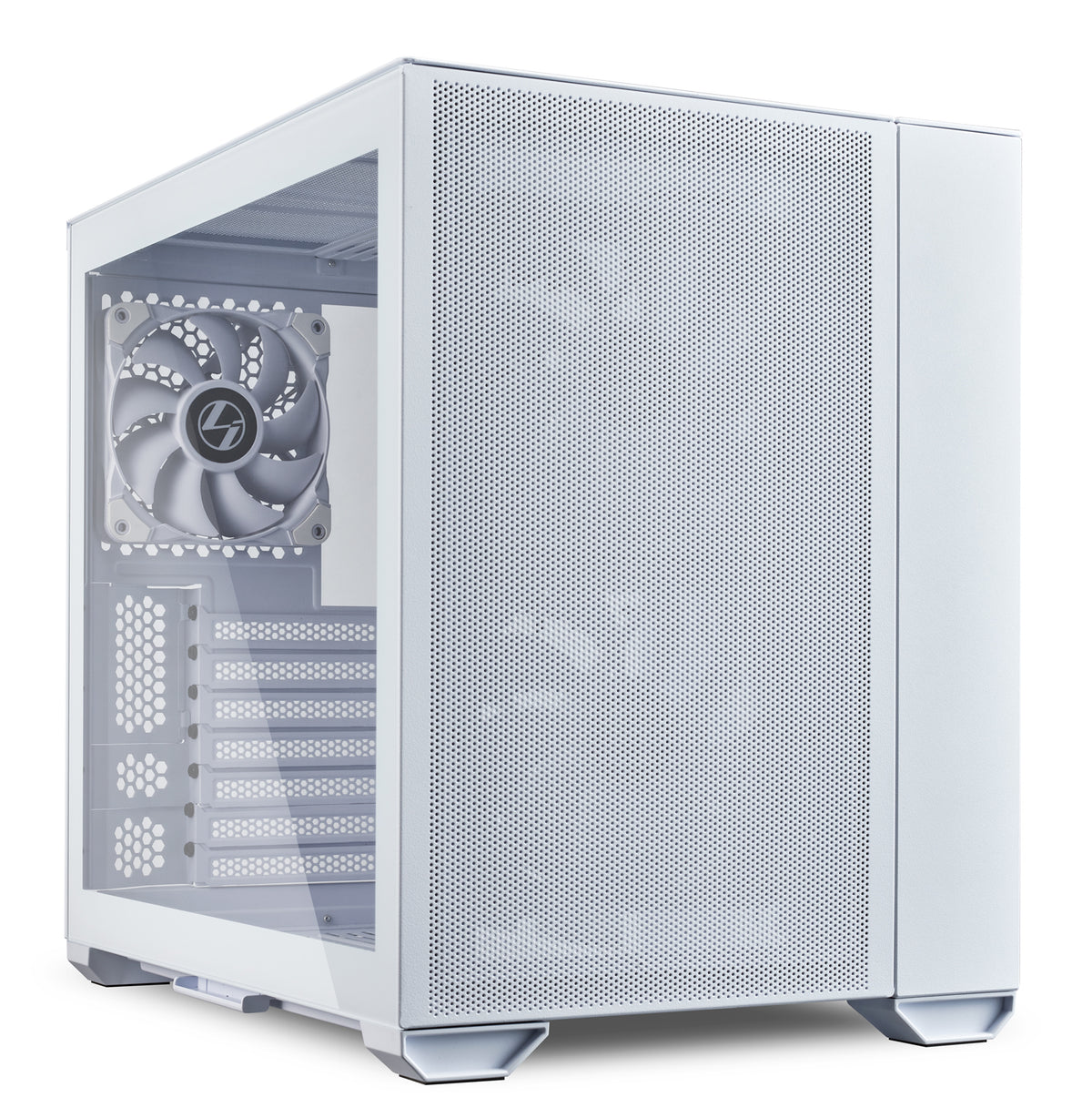 Számítógépház Lian Li PC-O11 Air Mini ATX Fehér Edzett üveg