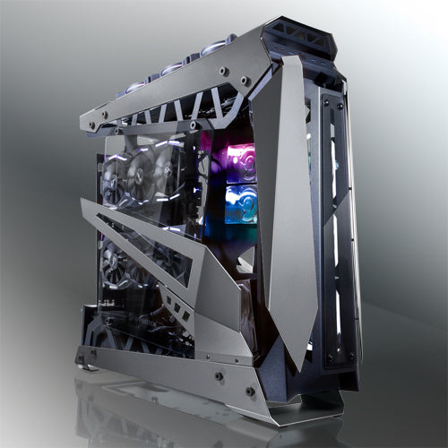Számítógépház RAIJINTEK NYX Pro Showcase E-ATX Edzett üveg Titán