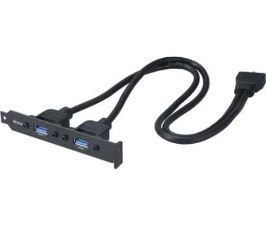 Kábel USB Kivezetés Akasa 2x USB 3.0 Hátlapi