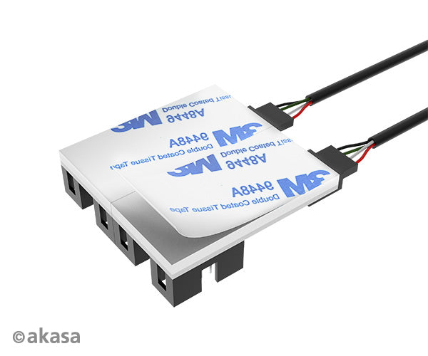 Kábel USB Elosztó Akasa USB 2.0 (Female) - 4x USB 2.0 (Male) Belső