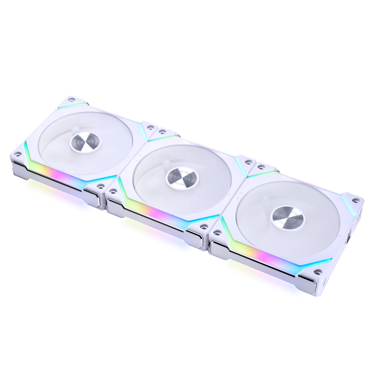 Ventilátor Lian Li UNI FAN SL120 V2 RGB PWM 12cm Fehér 3db-os