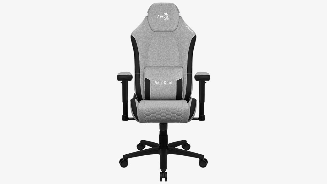 Gamer szék Aerocool CROWN AeroWeave Ash Grey Szürke