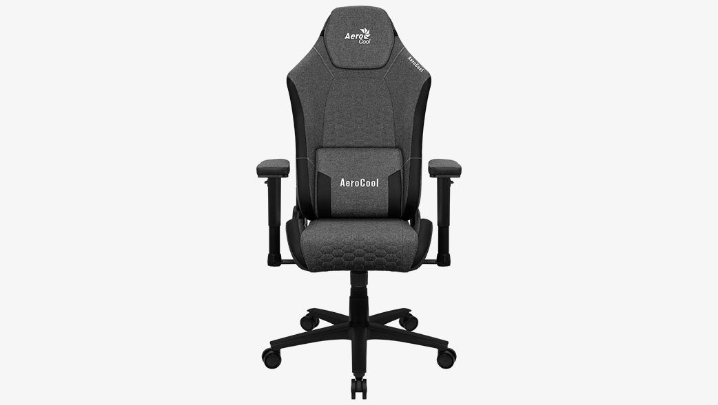 Gamer szék Aerocool CROWN AeroWeave Ash Black Sötétszürke