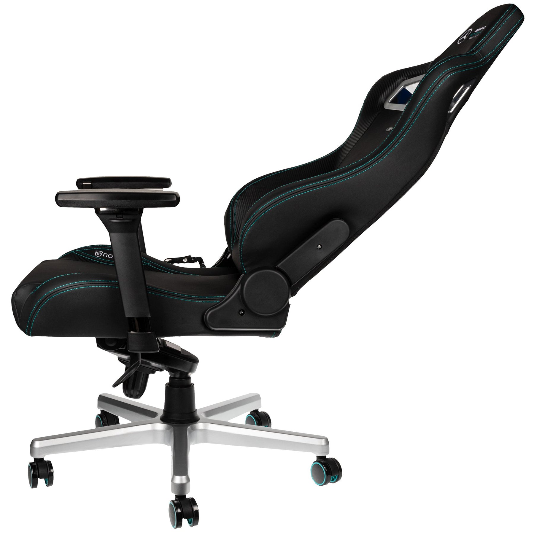 Noblechairs EPIC Mercedes-AMG Petronas Motorsport 2021 Edition műbőr gamer szék, fekete