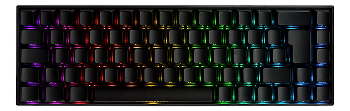 Billentyűzet DELTACO GAMING DK440B TKL Kailh Brown RGB LED Nordic Wireless Fekete