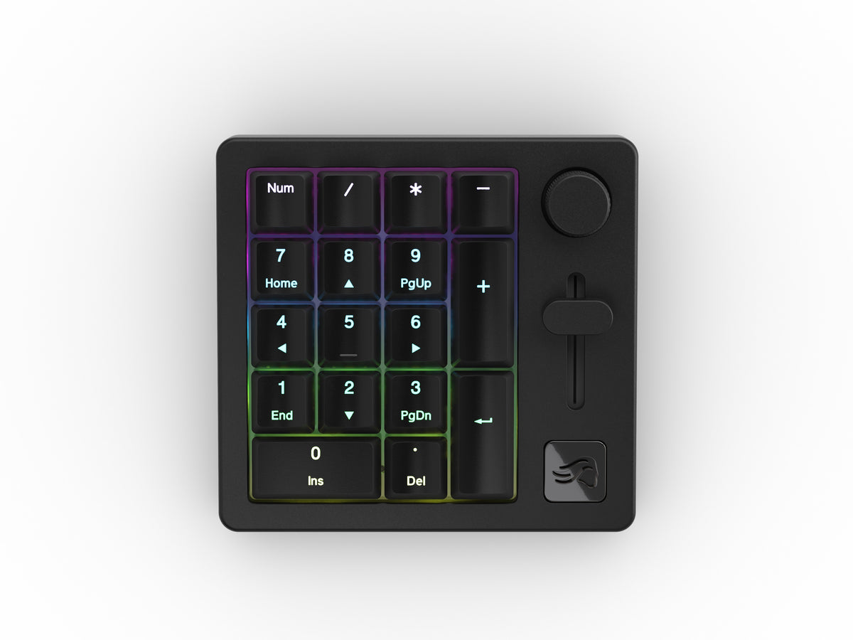 Billentyűzet kiegészítő Glorious GMMK Wireless RGB Macro/Numpad Fekete