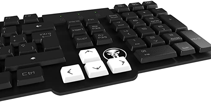 Billentyűzet Mars Gaming Hades MKHA0 Membrános Fekete USB Angol (UK)