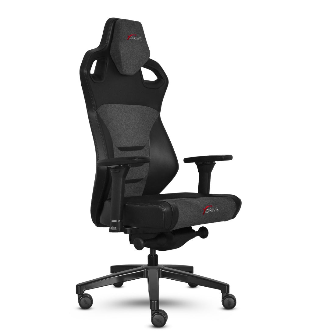 KARATAY Ergo gamer szék, állítható nyakpárnával, 4D kartámasszal