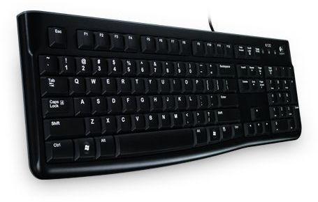 Billentyűzet Logitech K120 Deluxe Membrános Fekete USB Magyar