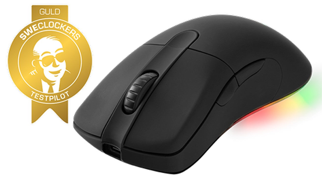 Egér DELTACO GAMING DM430 Optikai Wireless RGB Fekete