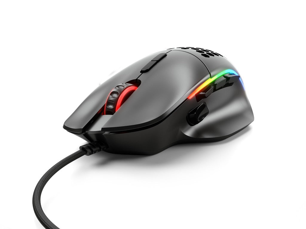Egér Glorious Model I RGB Optikai USB Matt Fekete