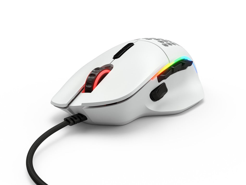 Egér Glorious Model I RGB Optikai USB Matt Fehér