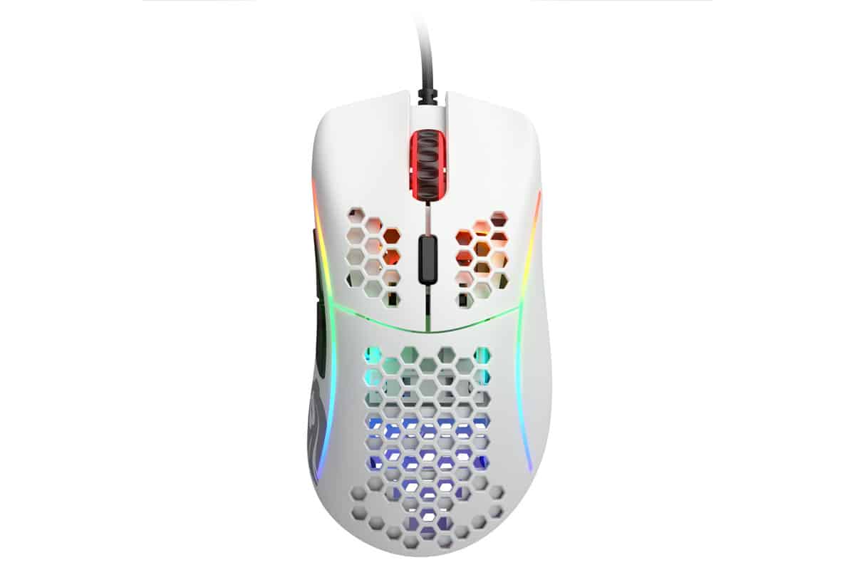 Egér Glorious Model D- RGB Optikai USB Fehér