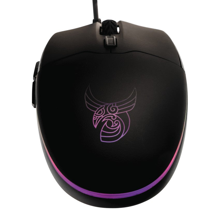 Egér L33T Gaming Hofud Optikai USB Fekete
