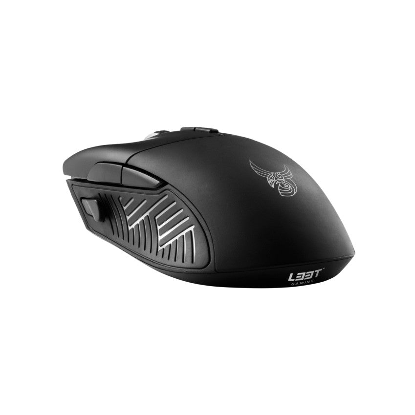 Egér L33T Gaming Draupnir RGB Optikai Wireless Fekete