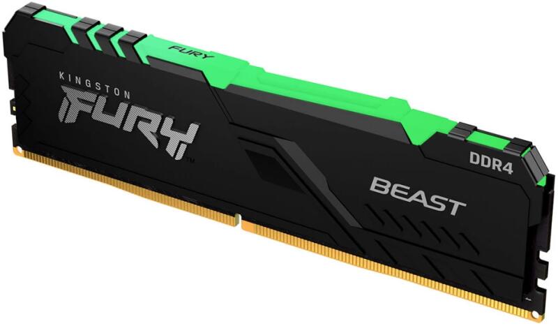 RAM DDR4 8GB (1x8) 3200MHz Kingston Fury Beast RGB