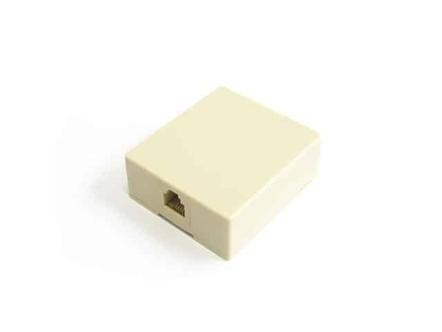 RJ 11 telefonaljzat szimpla 6/4