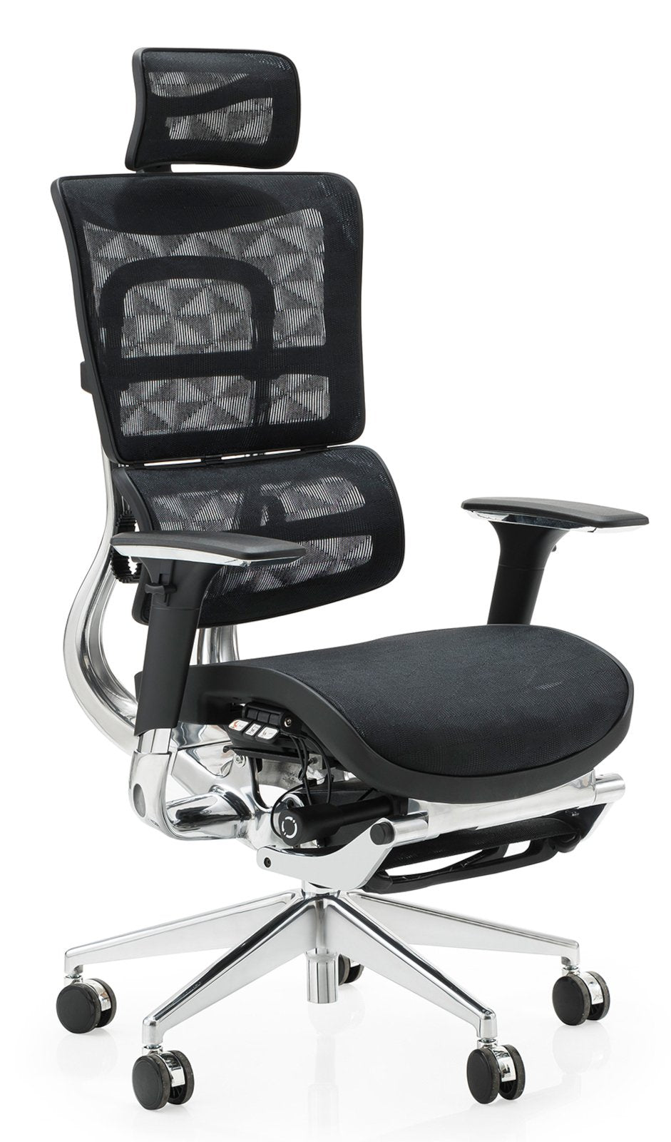 Vernier ergonomikus net hálós irodaszék lábtartóval