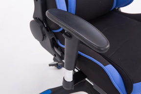 Turbo szövet gamer szék lábtartóval