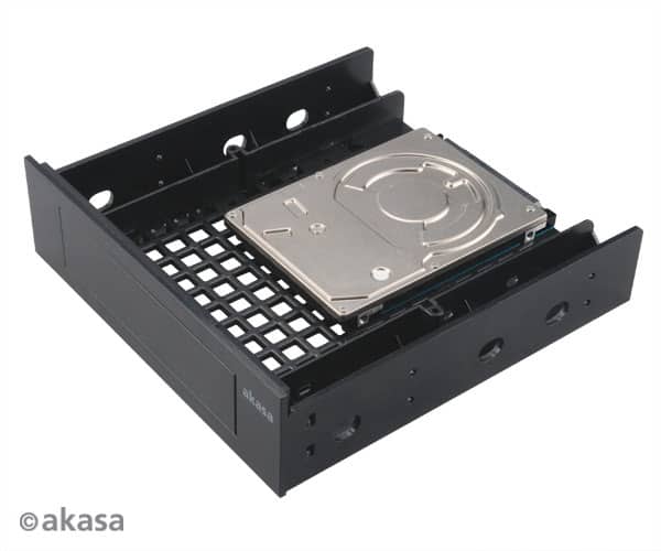 HDD/SSD beépítő keret Akasa 5.25 helyre - 3.5/2.5 HDD/SSD