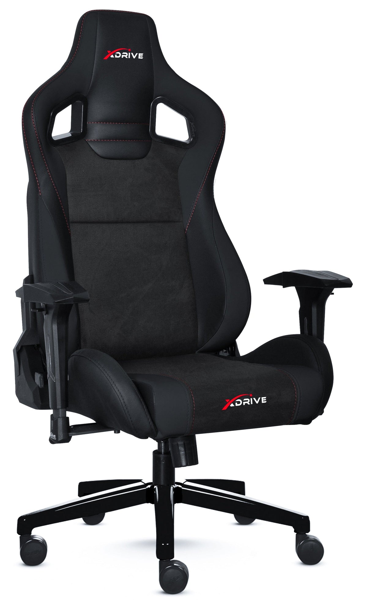 AKDENIZ E-sport gamer szék nyak- és derékpárnával, hybrid szövet és műbőr, 3D kartámasz