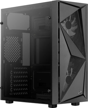 Számítógépház Aerocool Glider Cosmo RGB ATX Fekete Edzett üveg