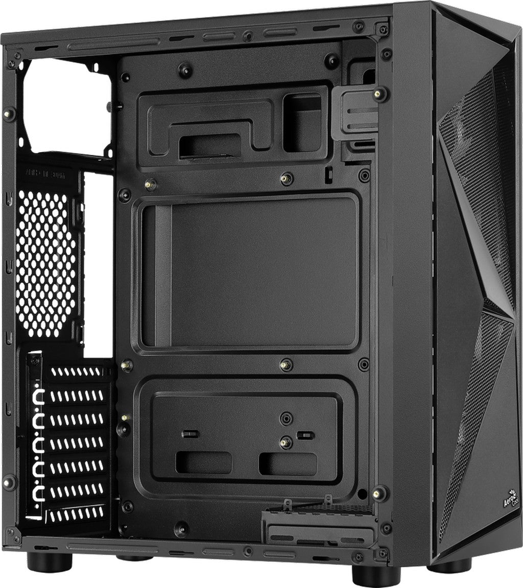 Számítógépház Aerocool Glider Cosmo RGB ATX Fekete Edzett üveg