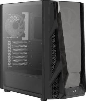 Számítógépház Aerocool NightHawk Duo RGB ATX Fekete Edzett üveg
