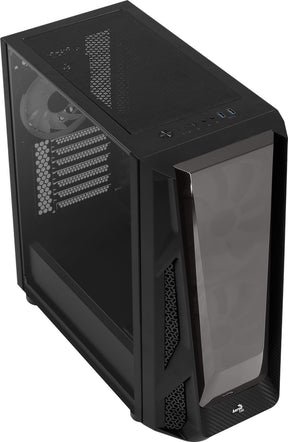 Számítógépház Aerocool NightHawk Duo RGB ATX Fekete Edzett üveg