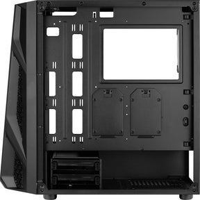 Számítógépház Aerocool NightHawk Duo RGB ATX Fekete Edzett üveg