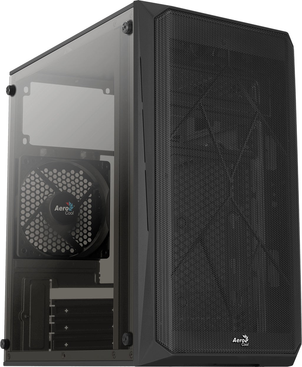 Számítógépház Aerocool CS-107 Mesh mATX Fekete Acryl üveg