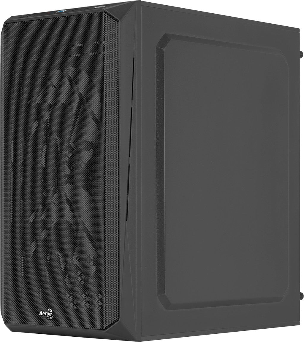 Számítógépház Aerocool CS-107 Mesh FRGB mATX Fekete Acryl üveg