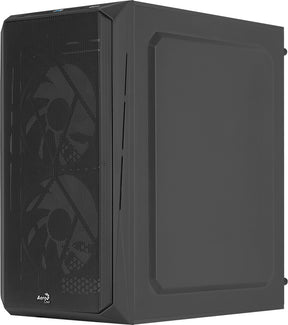 Számítógépház Aerocool CS-107 Mesh FRGB mATX Fekete Acryl üveg