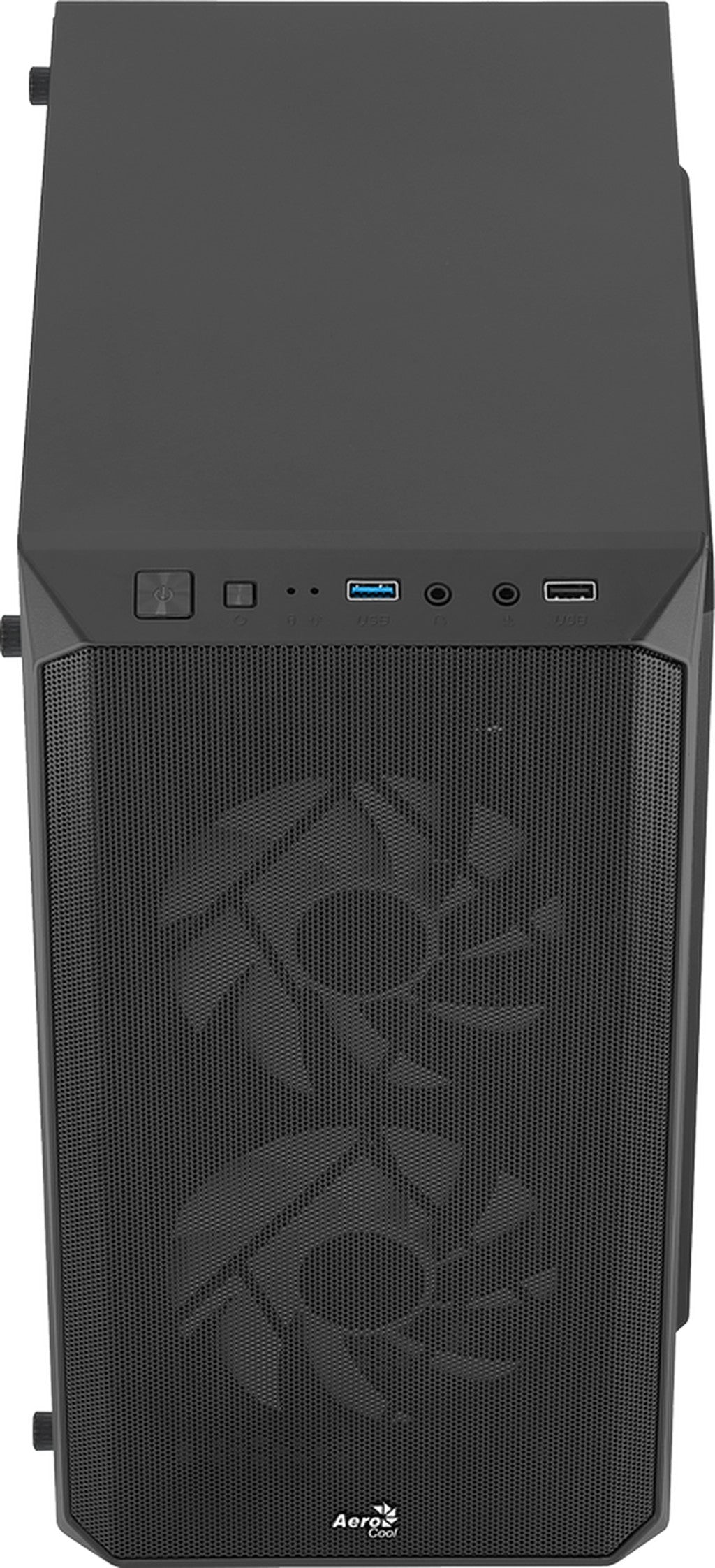 Számítógépház Aerocool CS-107 Mesh FRGB mATX Fekete Acryl üveg