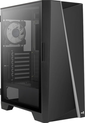 Számítógépház Aerocool Mirage ARGB ATX Fekete Edzett üveg
