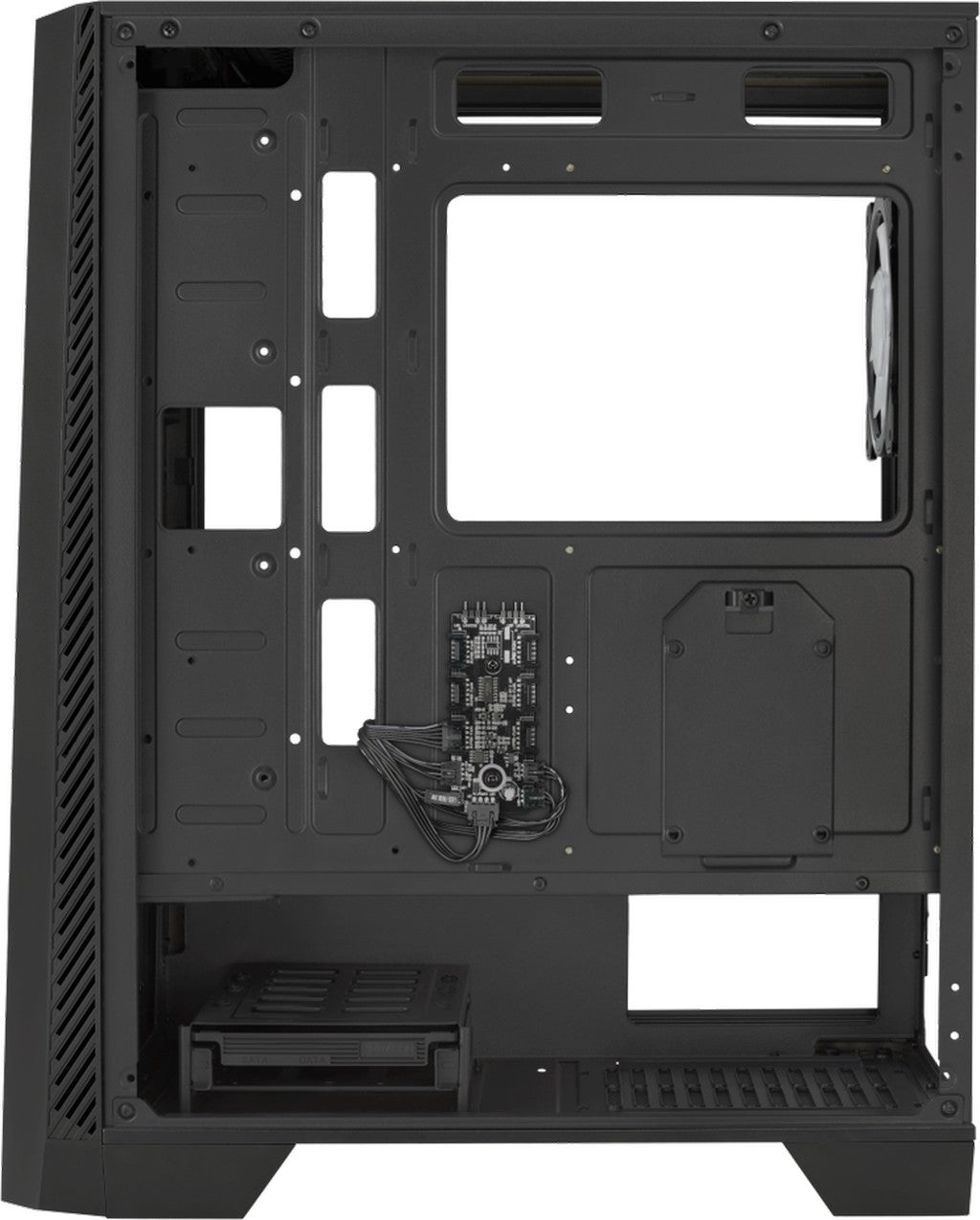 Számítógépház Aerocool Mirage ARGB ATX Fekete Edzett üveg