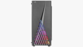 Számítógépház Aerocool Delta RGB ATX Fekete Edzett üveg