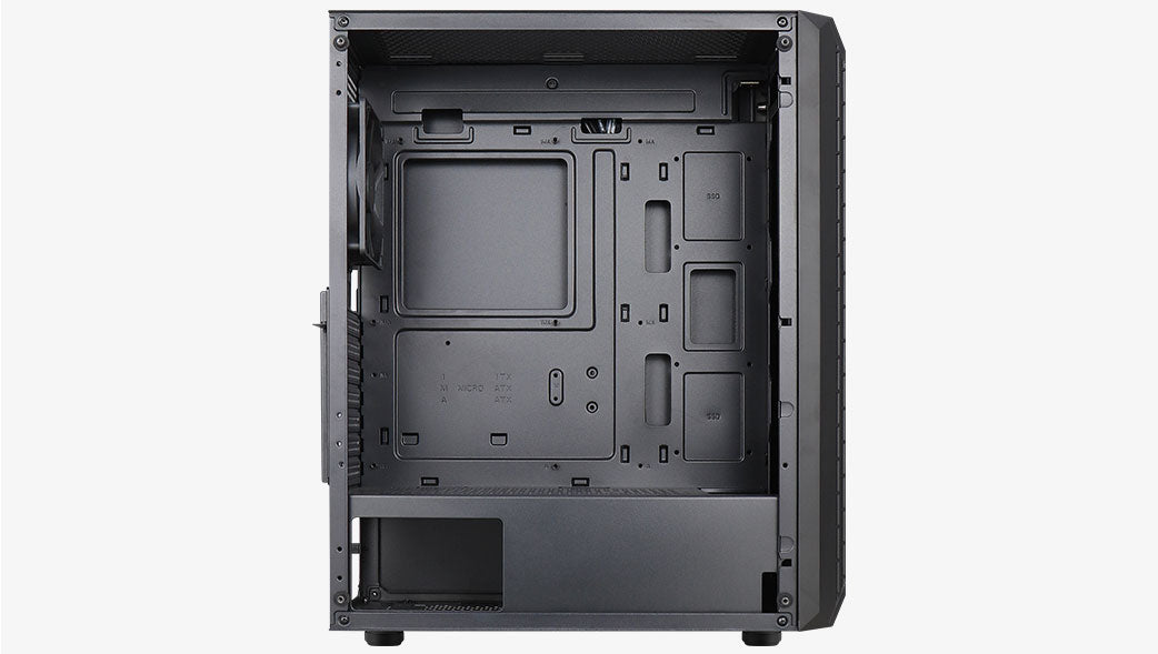 Számítógépház Aerocool Beam v1 ATX Fekete Edzett üveg